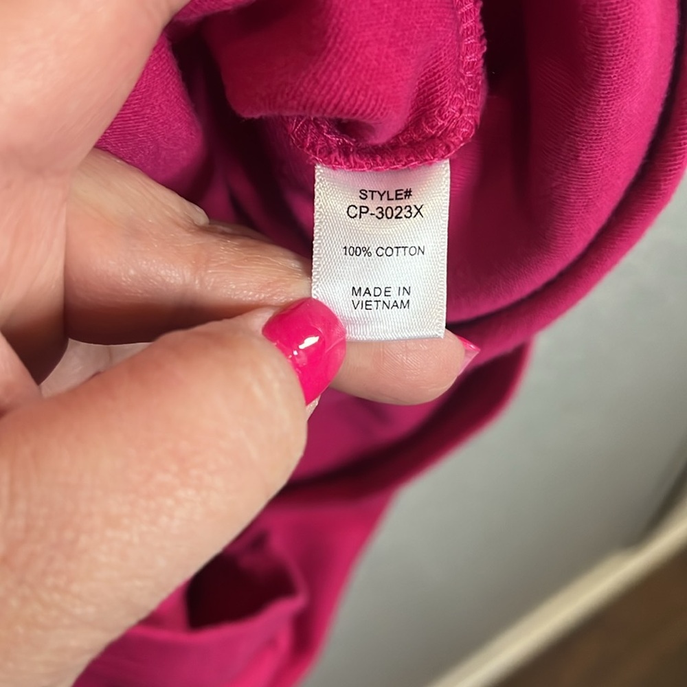Zenana short romper hot pink size 2X with pockets - Picture 4 of 5